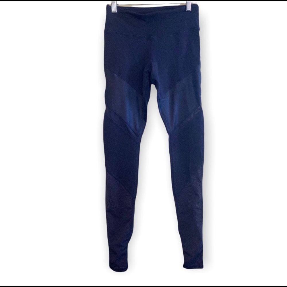 ALO leggings dark blue super cute mesh